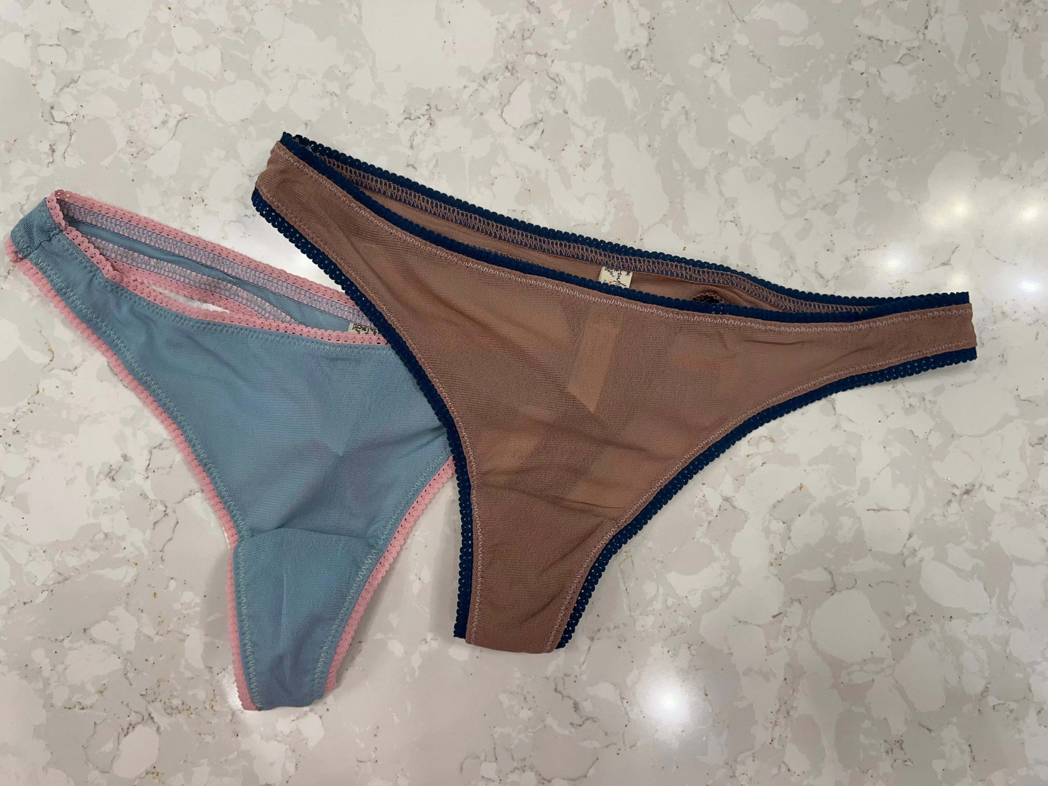 Free People Mesh Thong