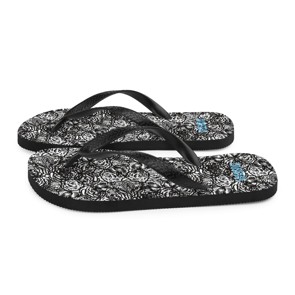 God's Louloudia Black Flip-Flops