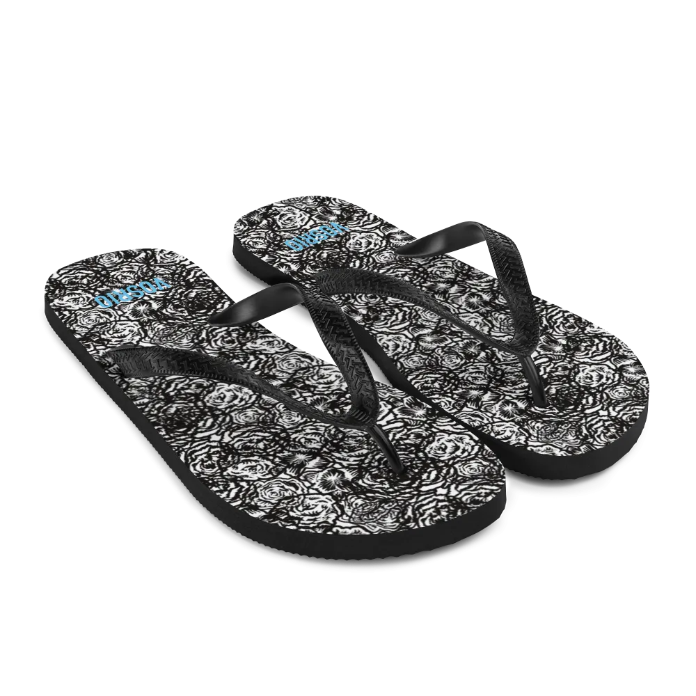 God's Louloudia Black Flip-Flops