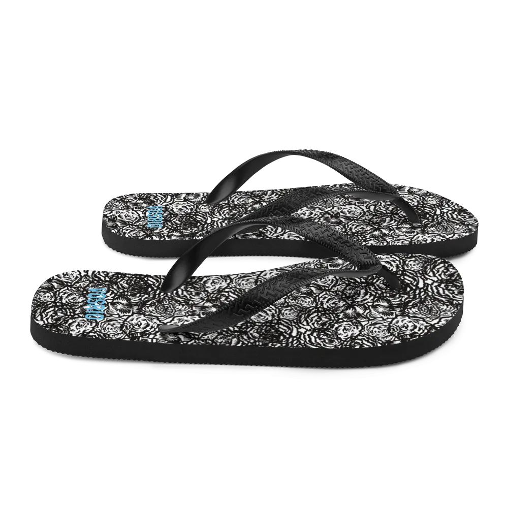 God's Louloudia Black Flip-Flops