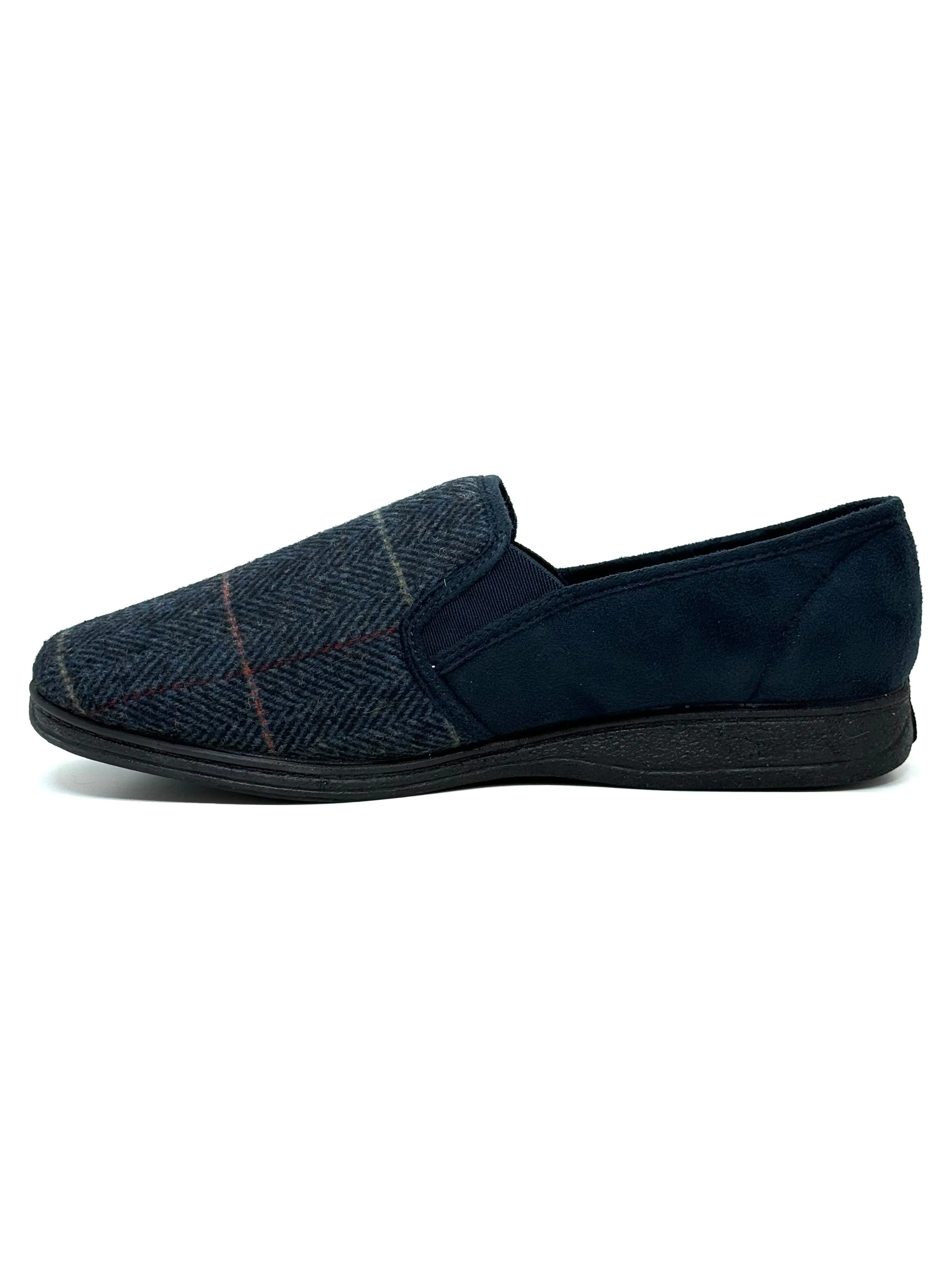 Goodyear Men's Slippers Harrison Navy Tweed