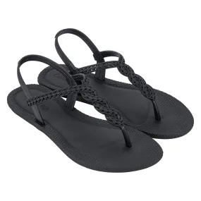 Grendha Back Strap Sandals - Black