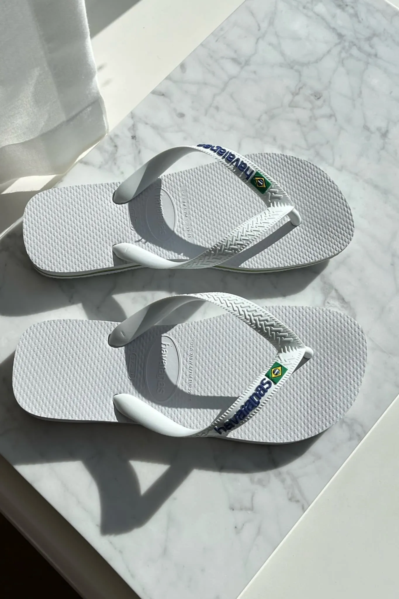 Havaianas Slippers - Hvid Med Logo