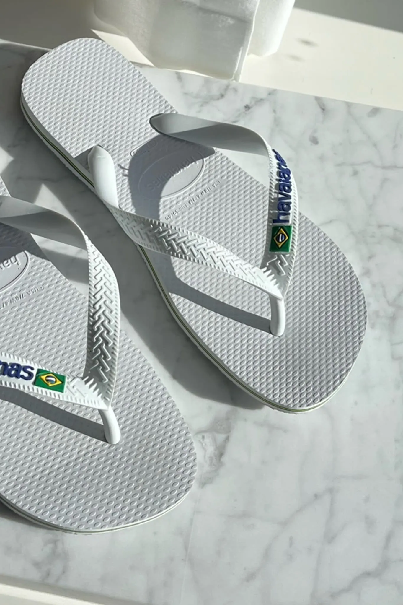 Havaianas Slippers - Hvid Med Logo