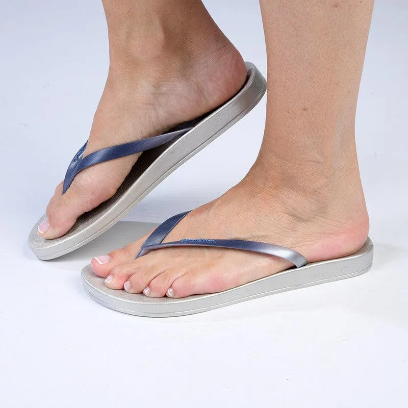 Ipanema Anatomica Slip On Sandal - Silver/Blue