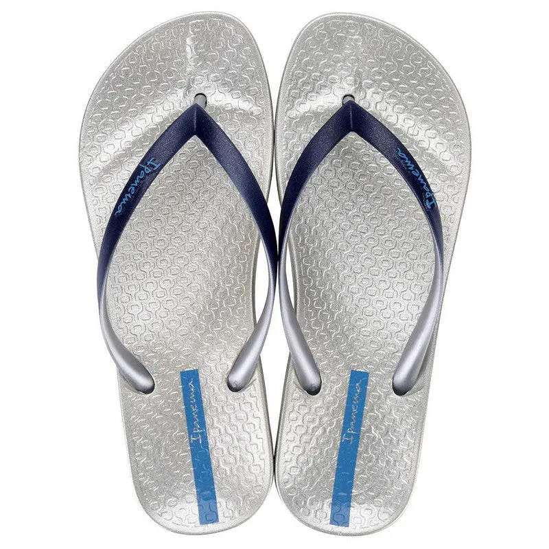 Ipanema Anatomica Slip On Sandal - Silver/Blue