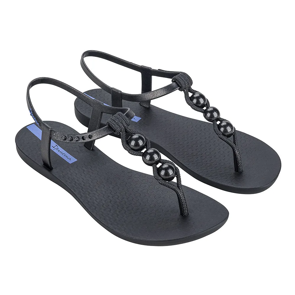 Ipanema Back-Strap Knotted Thong Sandals - Black