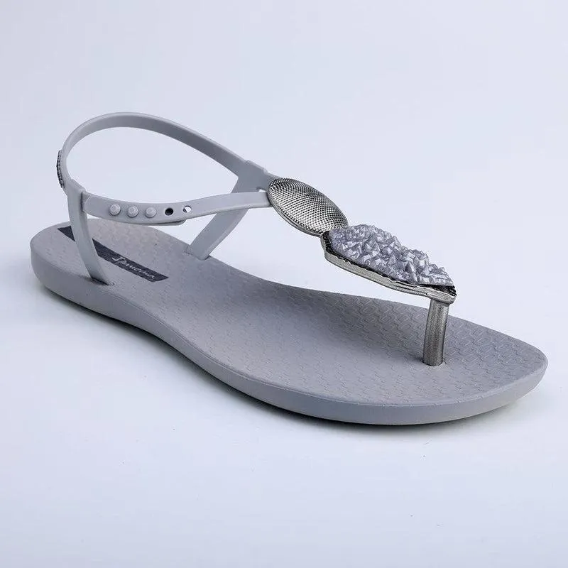 Ipanema Glam Thong Sandals - Grey