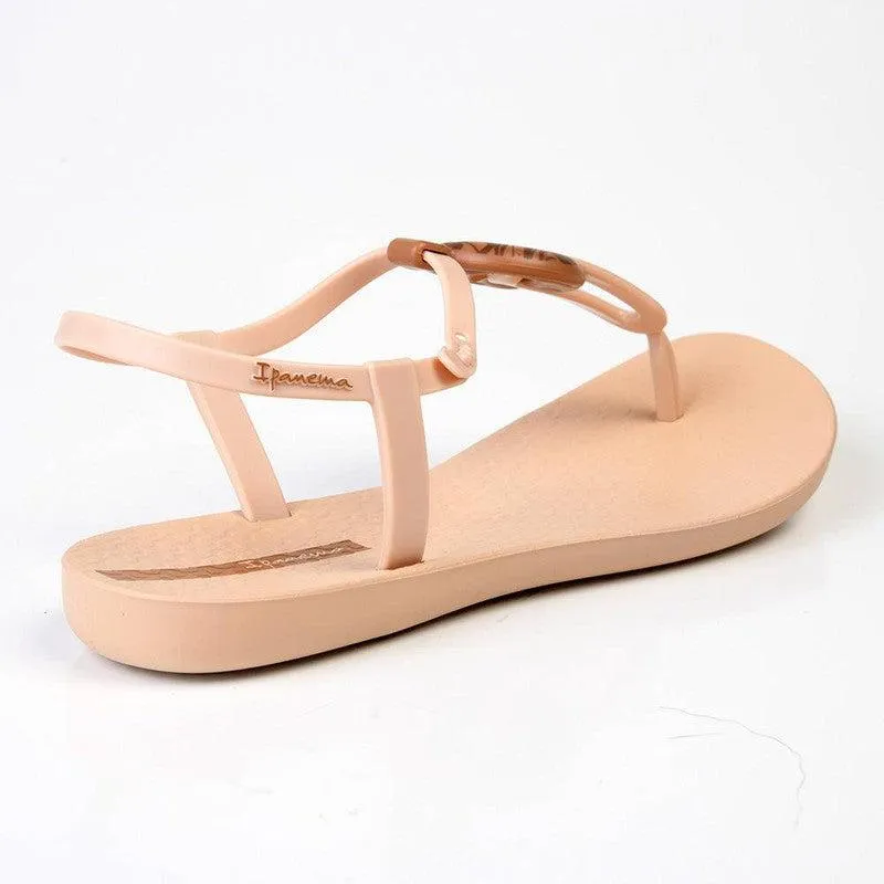 Ipanema Kate Chain Thong Sandals - Beige