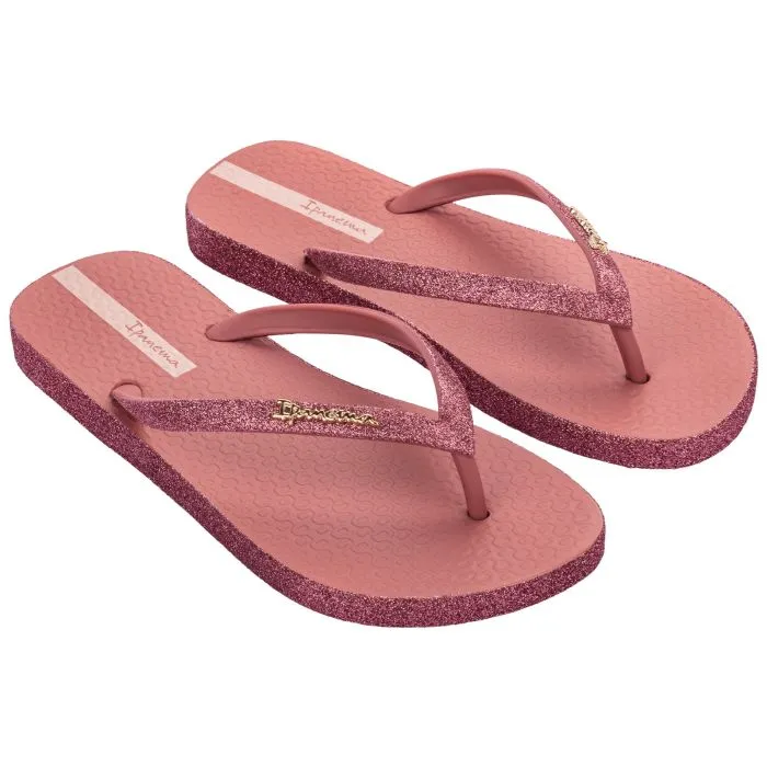 Ipanema Maxi Glow Flip Flops-Glitter Deep Pink