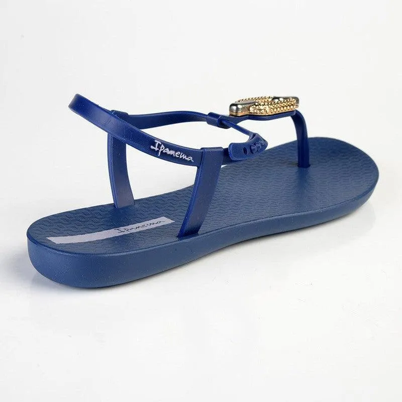 Ipanema May Chain Link Thong Sandals - Blue