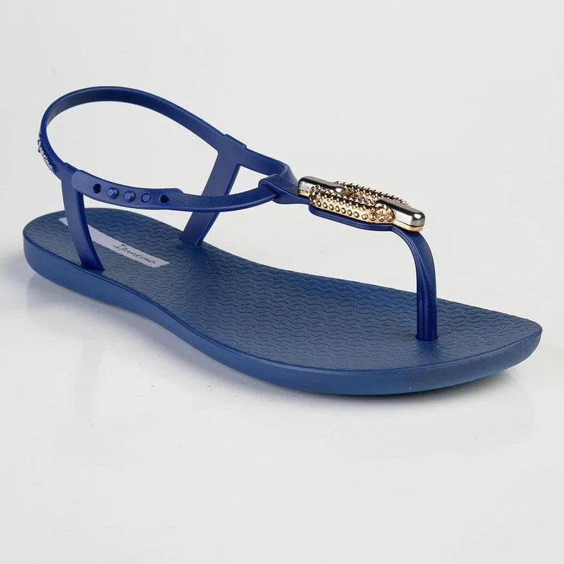 Ipanema May Chain Link Thong Sandals - Blue