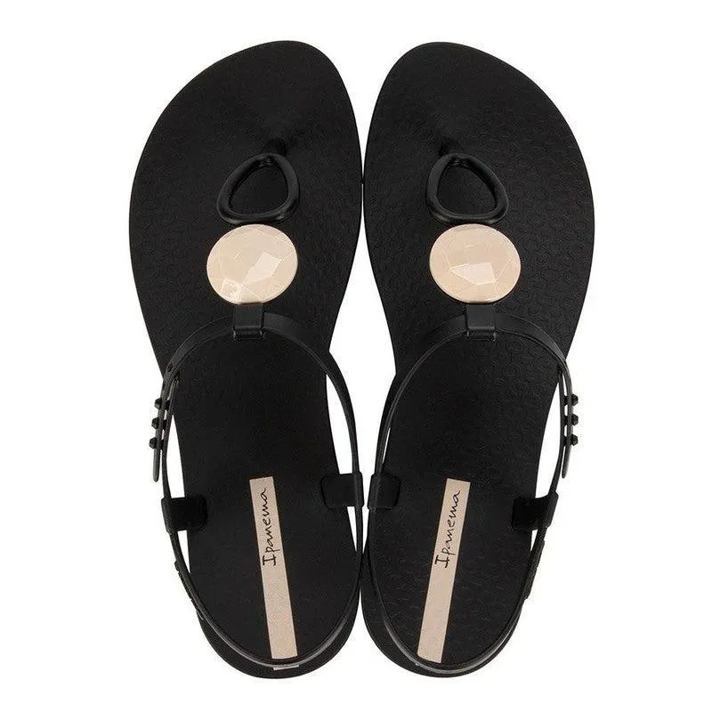 Ipanema Medallion Thong Sandals - Black