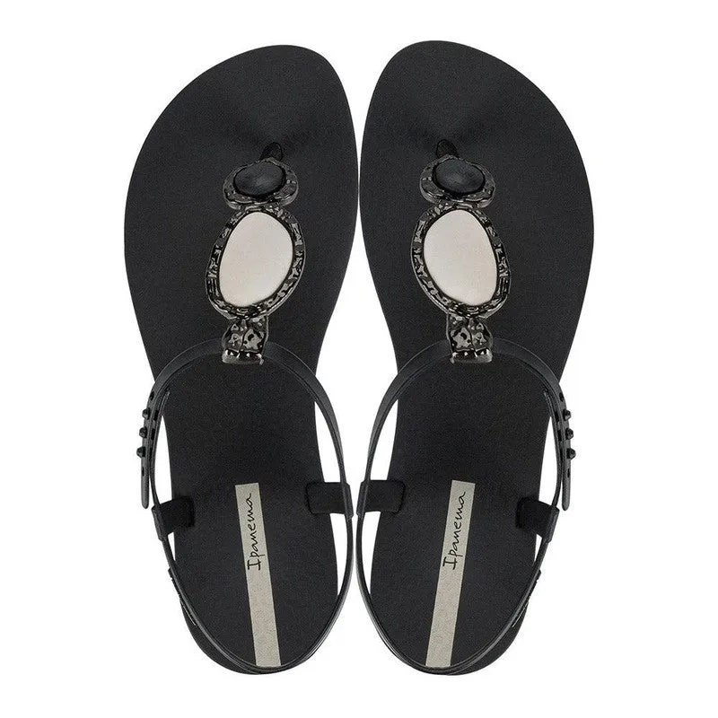 Ipanema Oval Trim Thong Sandals - Black