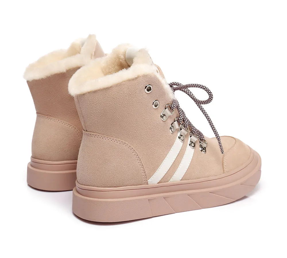 Lace Up Fashion Sneaker Women Boots Vicki