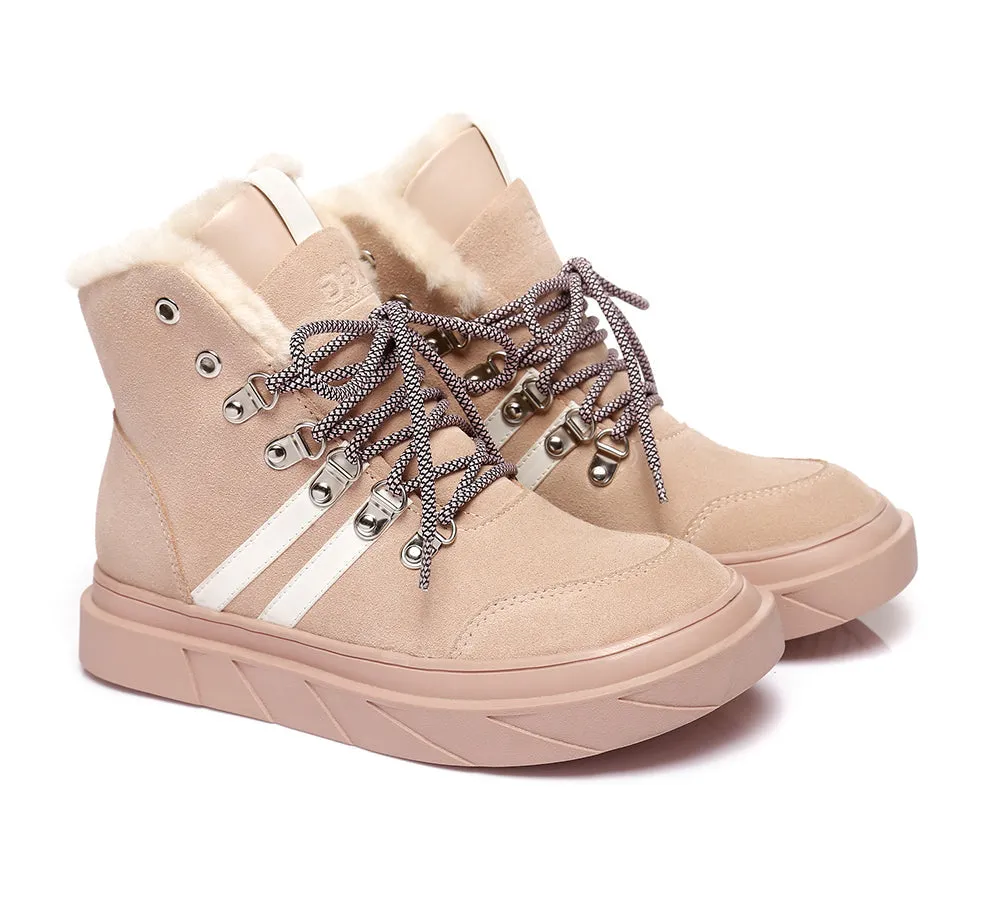 Lace Up Fashion Sneaker Women Boots Vicki