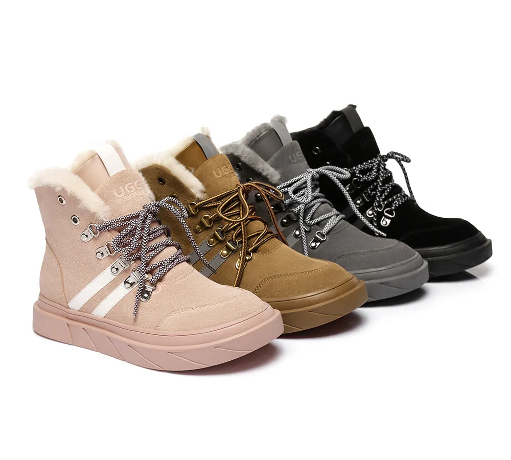 Lace Up Fashion Sneaker Women Boots Vicki