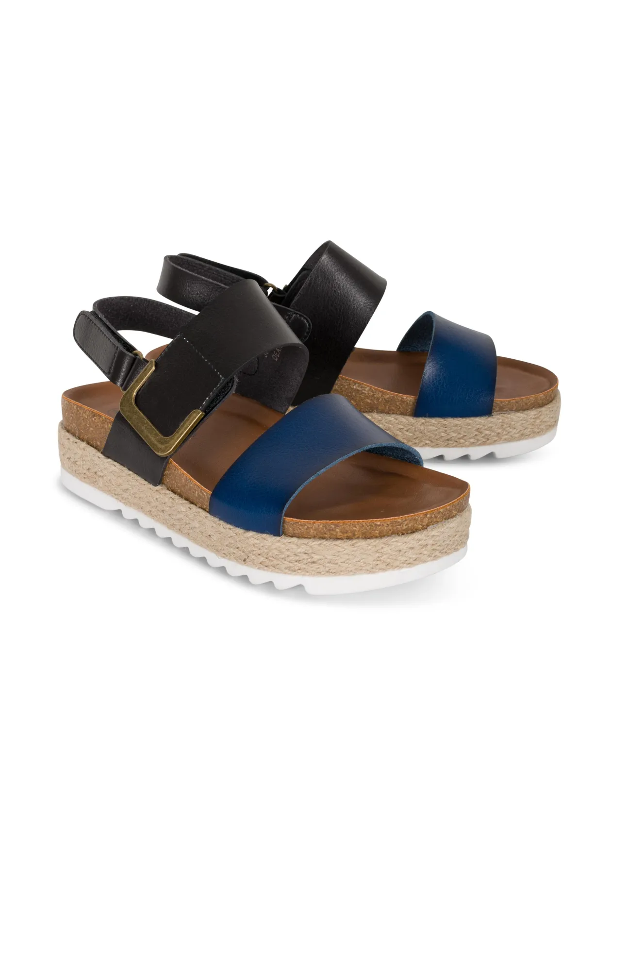 Lunar Chunky Sandal | NAVY | DEANNA TT