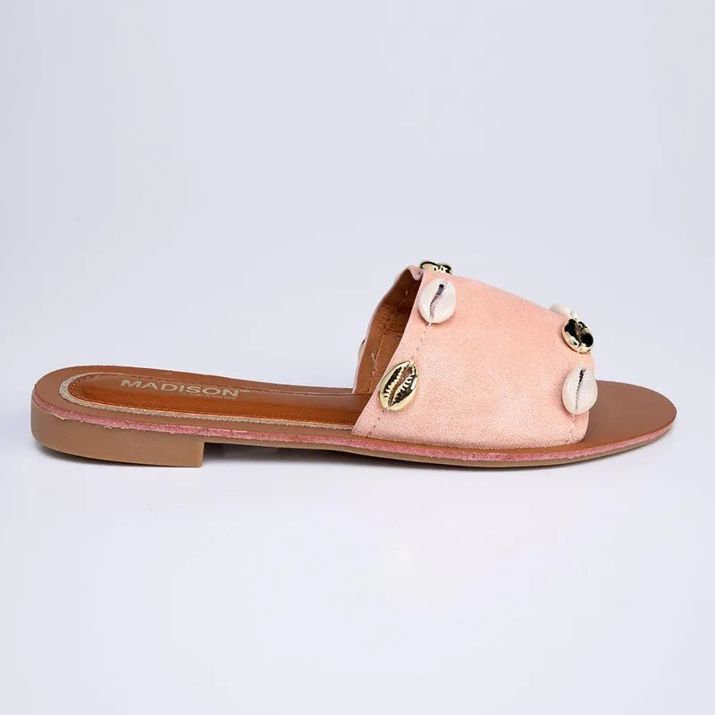 Madison Cassandra Push in Sandals - Blush