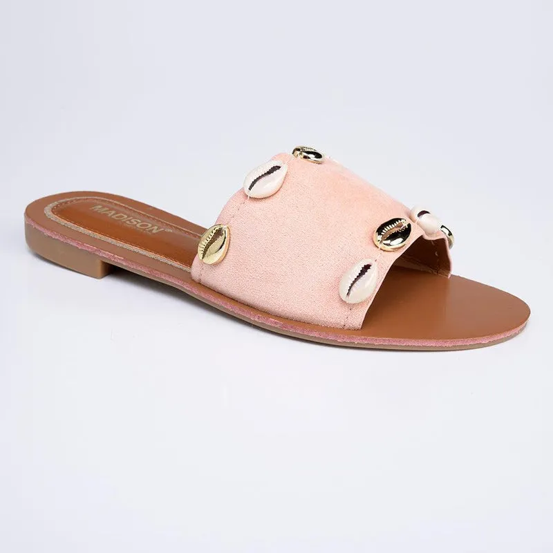 Madison Cassandra Push in Sandals - Blush