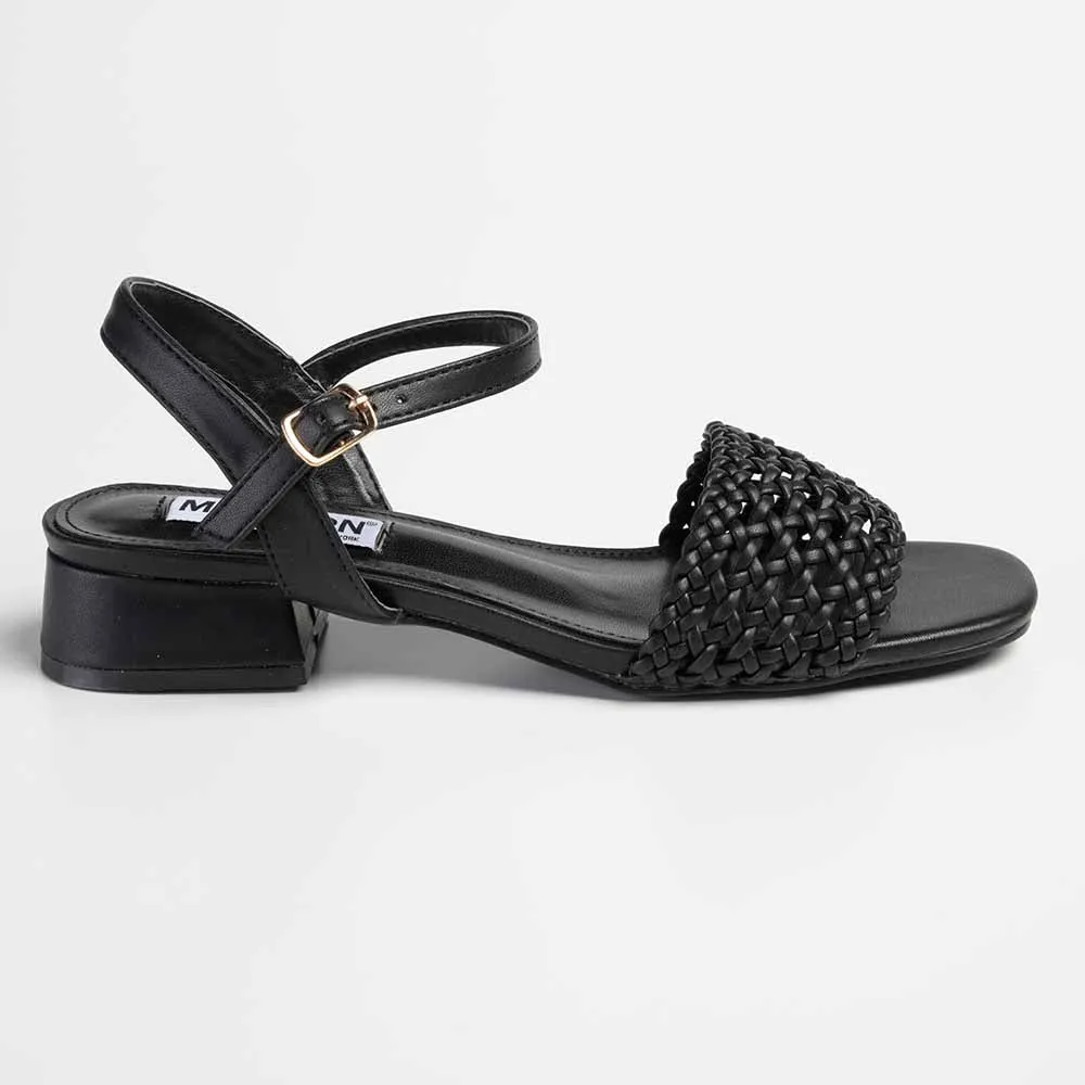 Madison Georgia Ankle Strap Sandal - Black