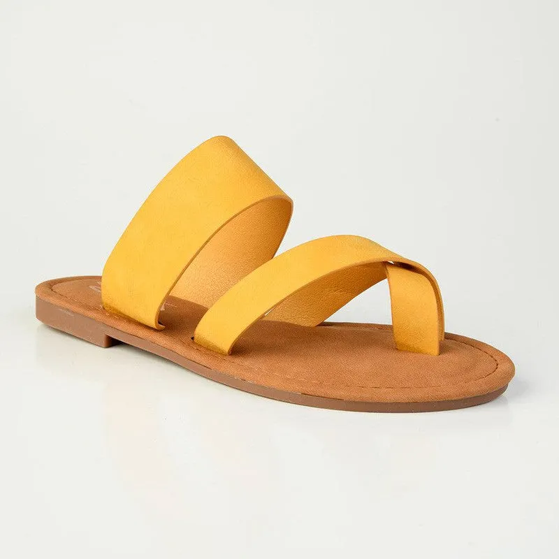 Maldives ladies Mule Sandal - Yellow