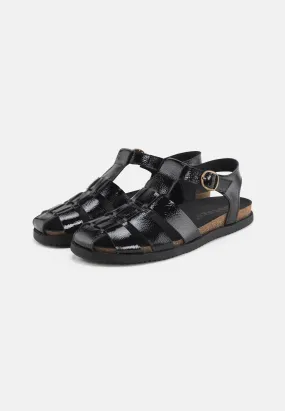 Malene Sandal Leather - Black