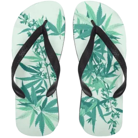 Marijuana Flower Flip Flops