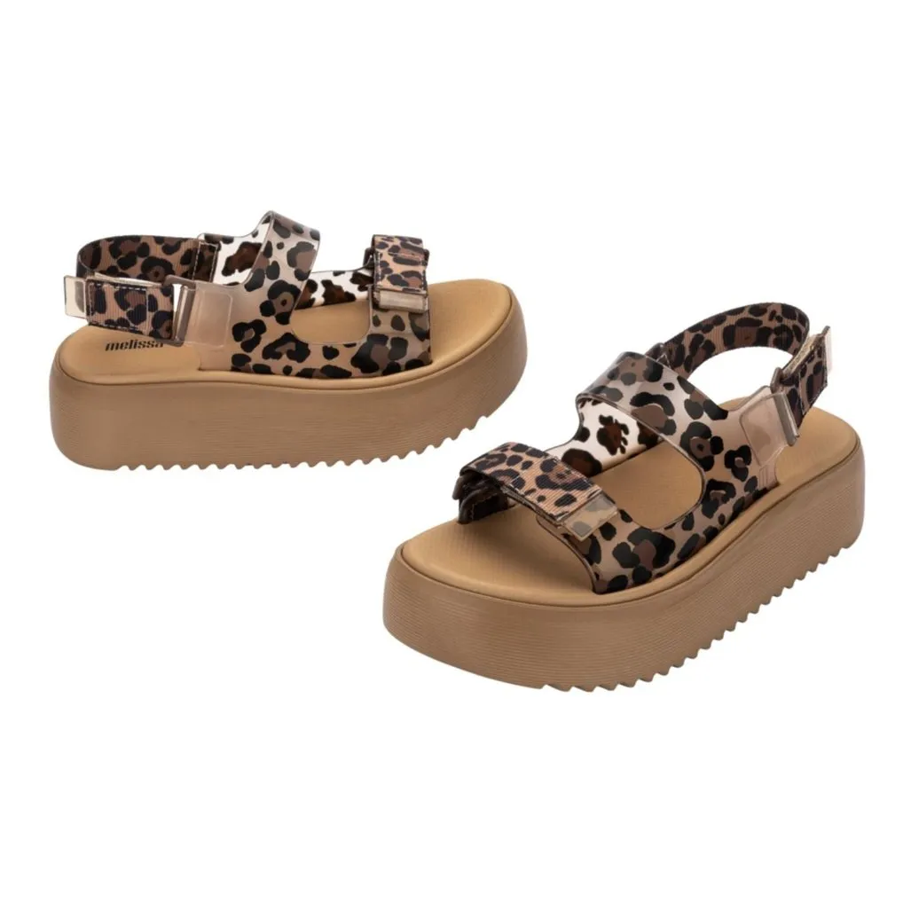 Melissa Leopard Print Brave Platform Sandals