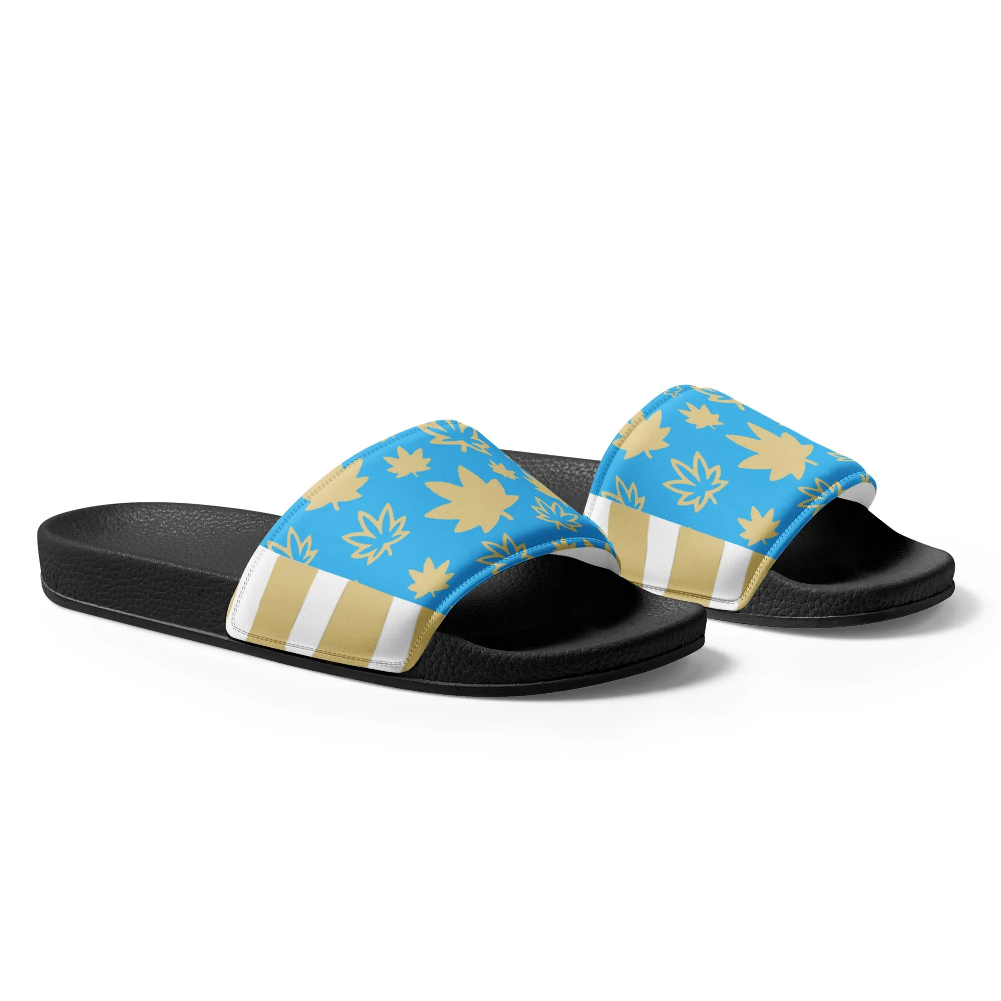 Men’s Gold Leaf slides