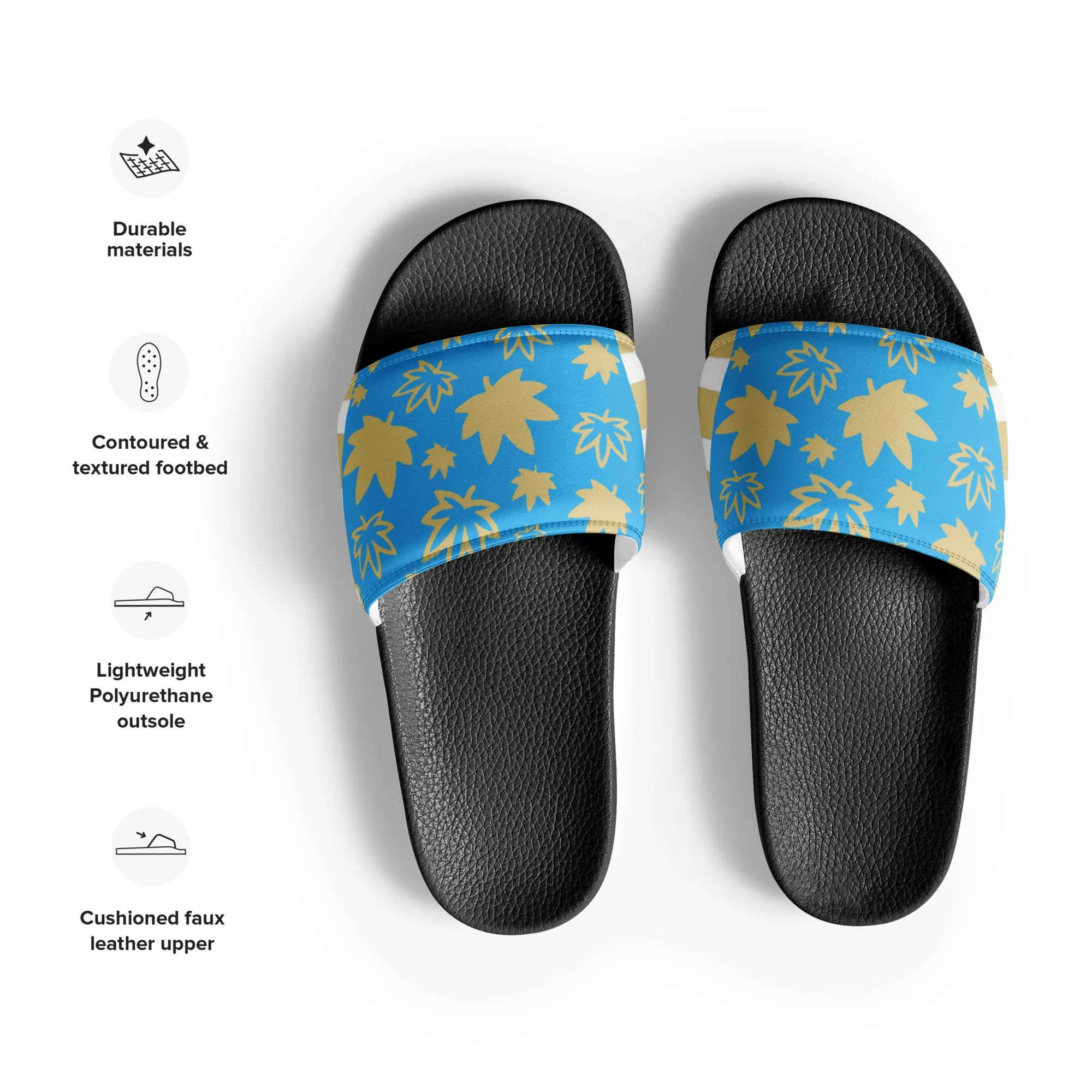 Men’s Gold Leaf slides