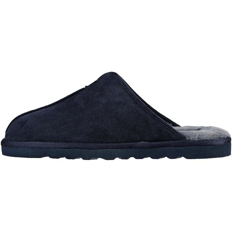 Mens Skechers Bedroom Slippers Navy Palco Memory Foam 66094 NVY SALE