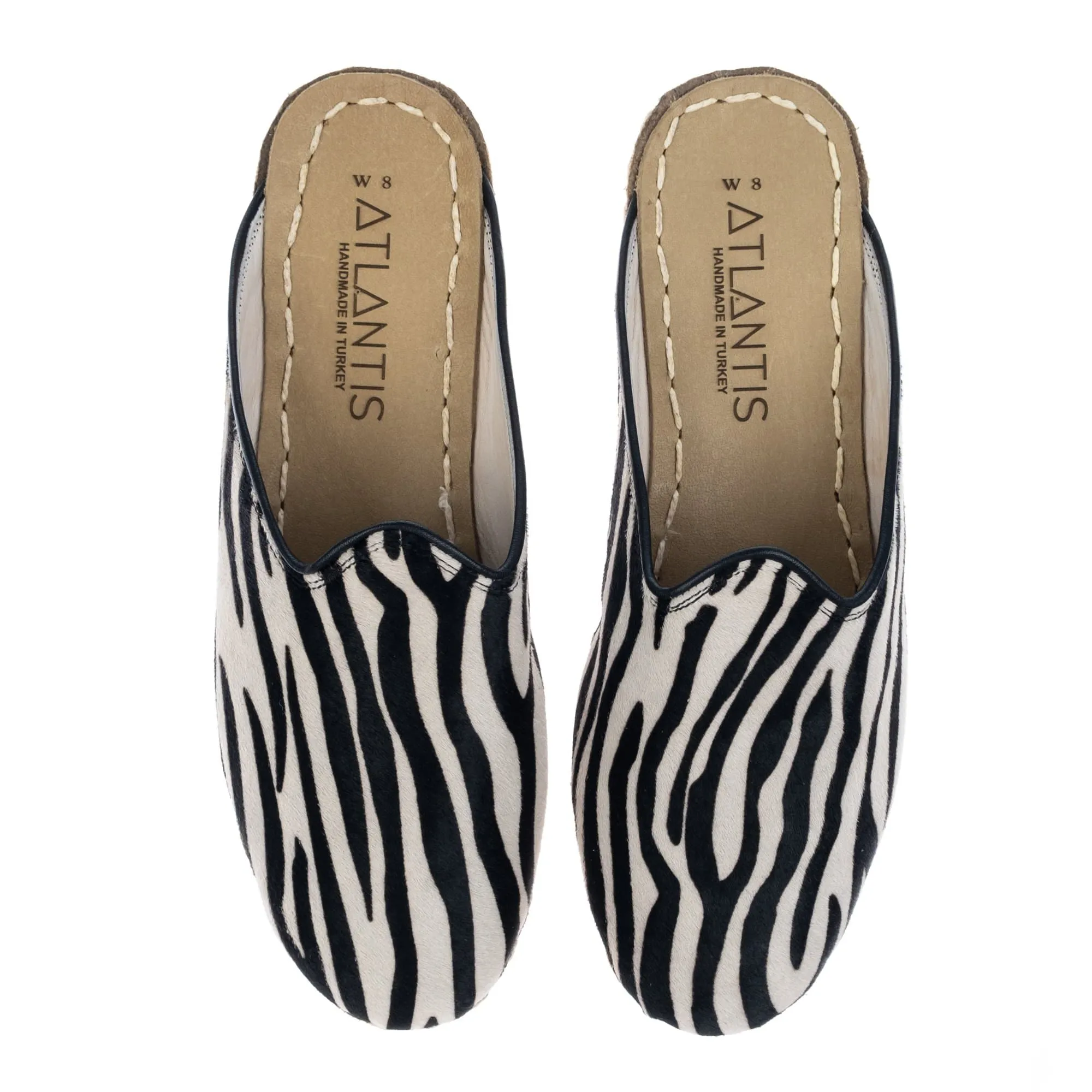 Men's Zebra Slippers