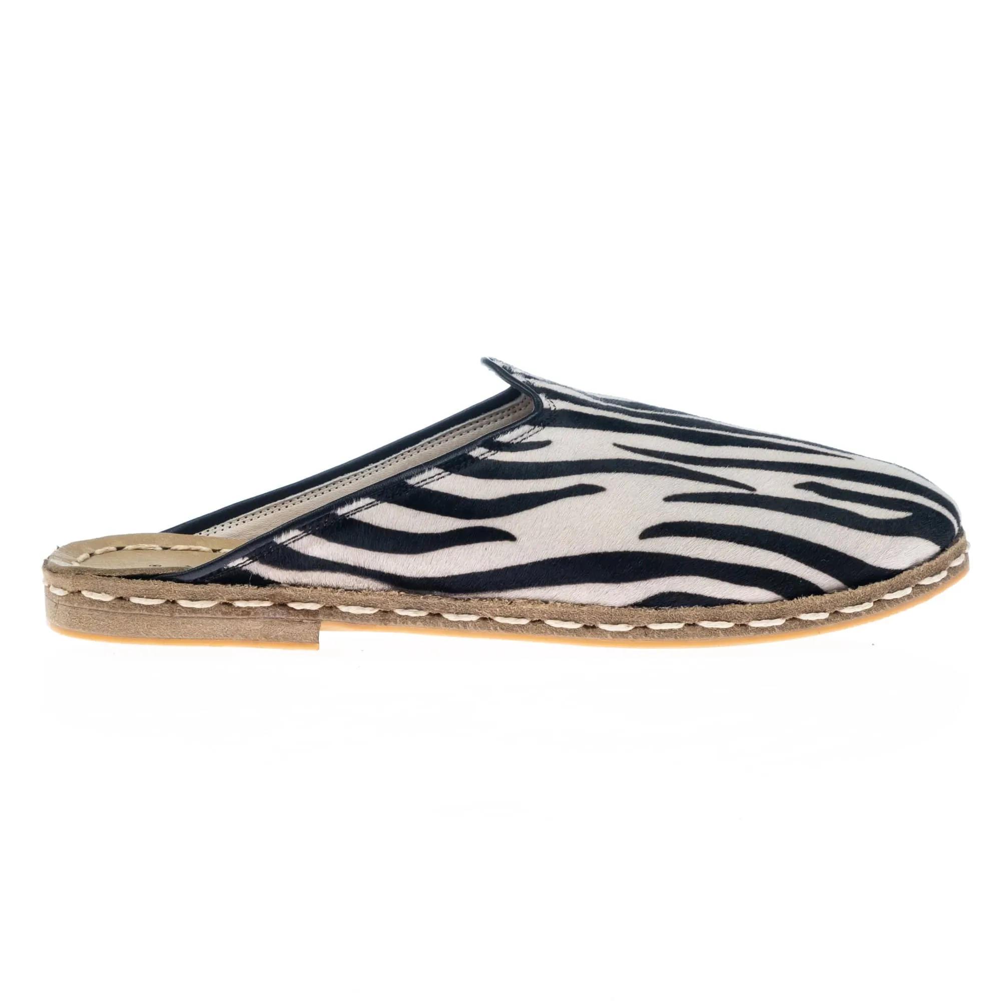 Men's Zebra Slippers