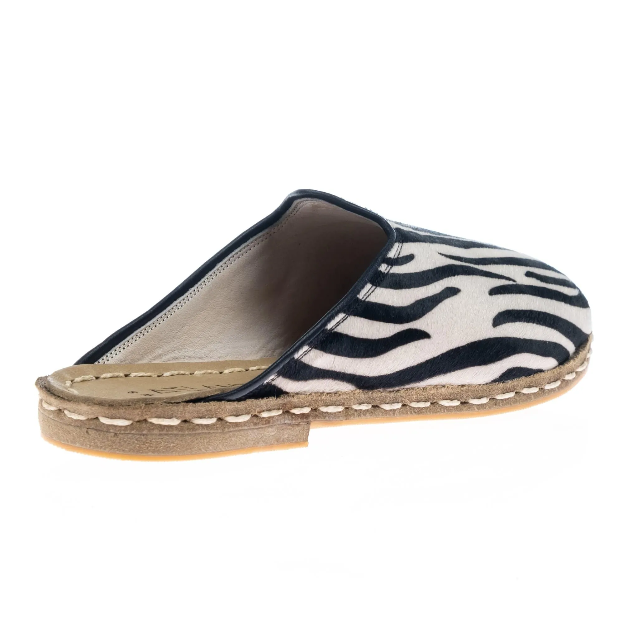 Men's Zebra Slippers