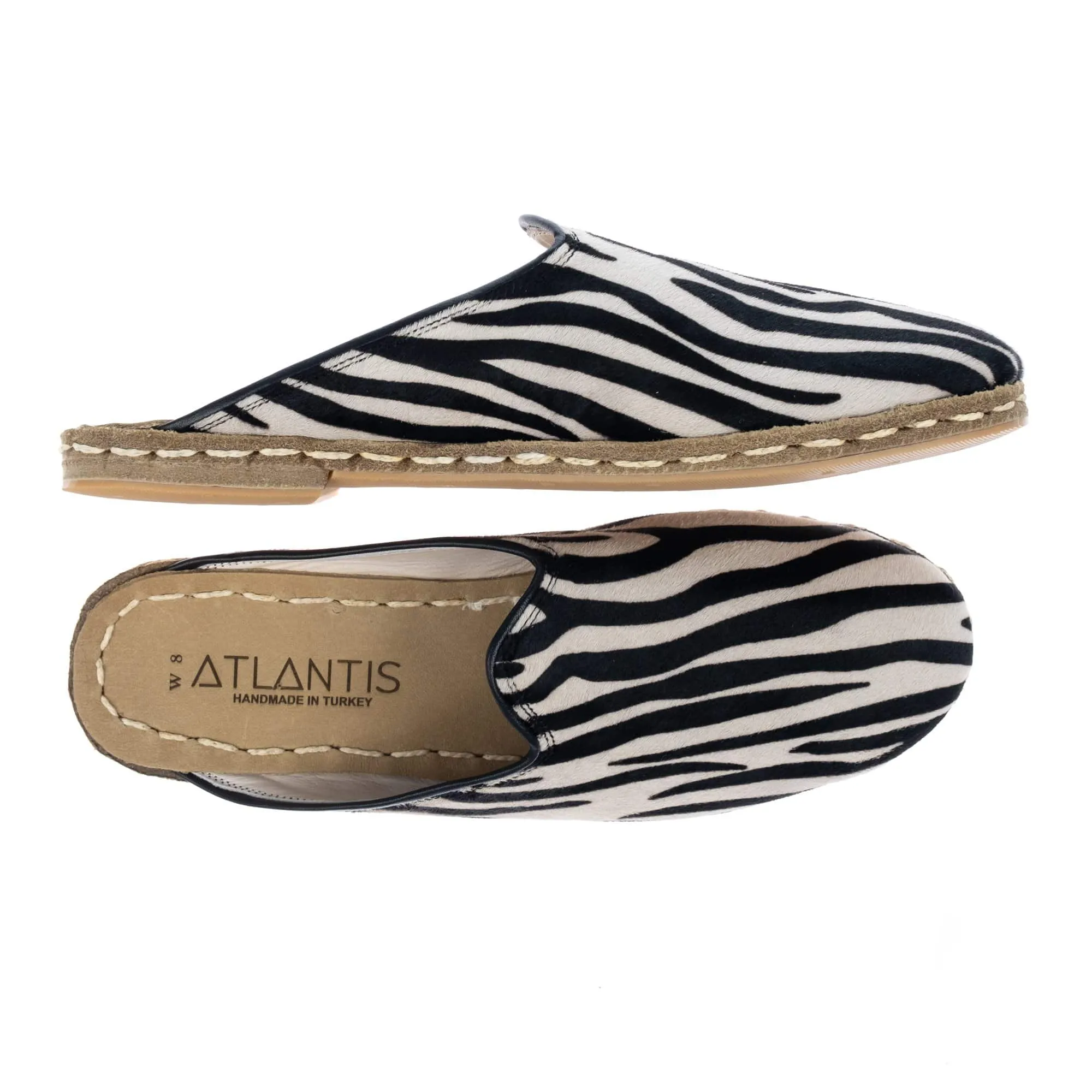 Men's Zebra Slippers