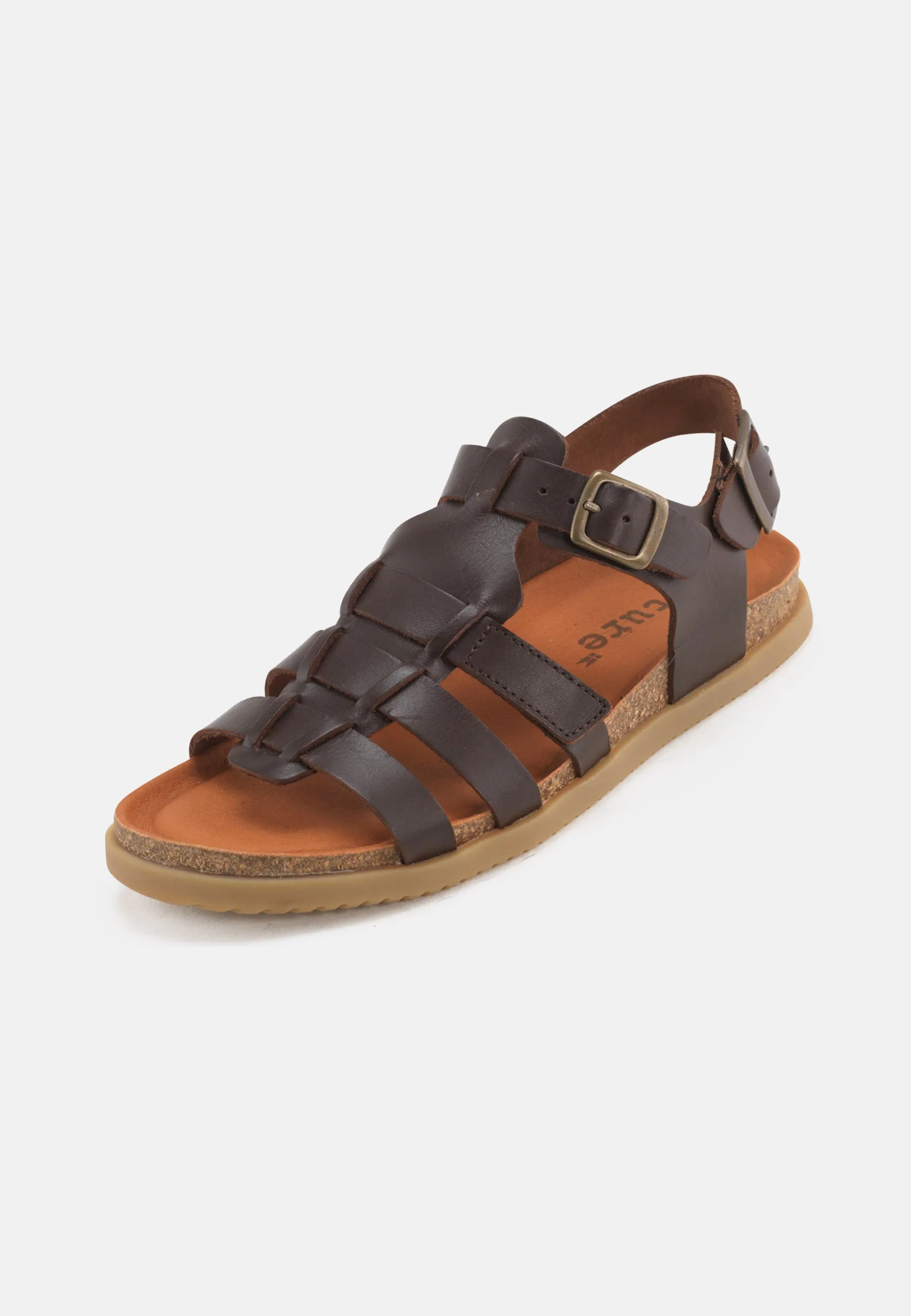 Mette Sandal Leather - Coffee