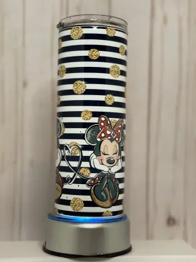 Mickey and Minnie Stripe 25 oz Tumbler