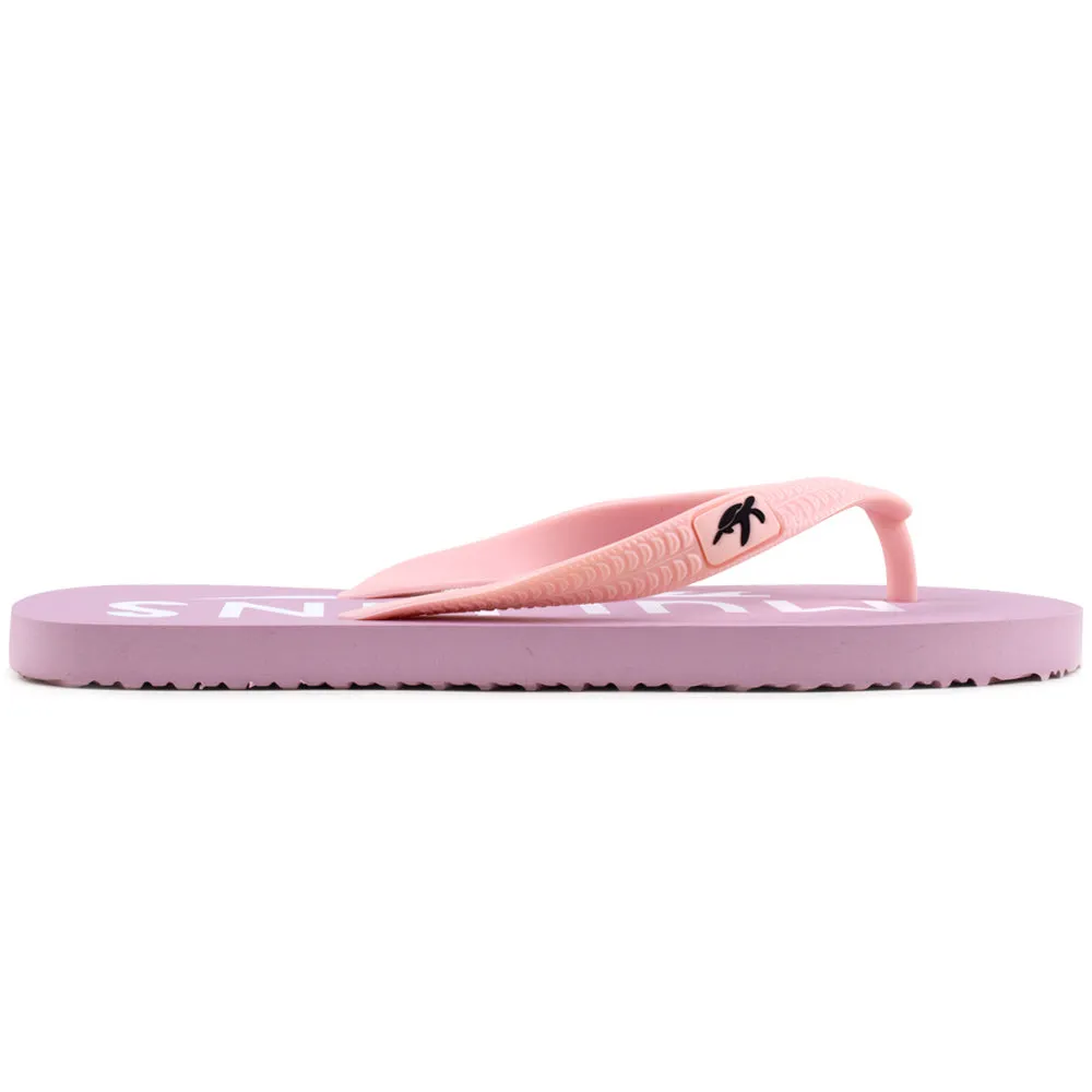 Mullins Adults Luxury Flip Flops in Pink