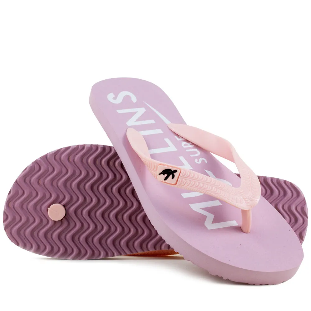 Mullins Adults Luxury Flip Flops in Pink