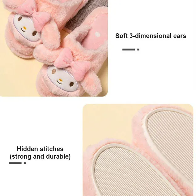 My Melody fluffy house slippers - MINISO x SANRIO