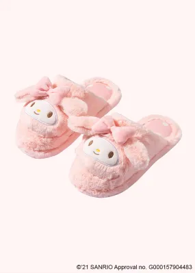 My Melody fluffy house slippers - MINISO x SANRIO