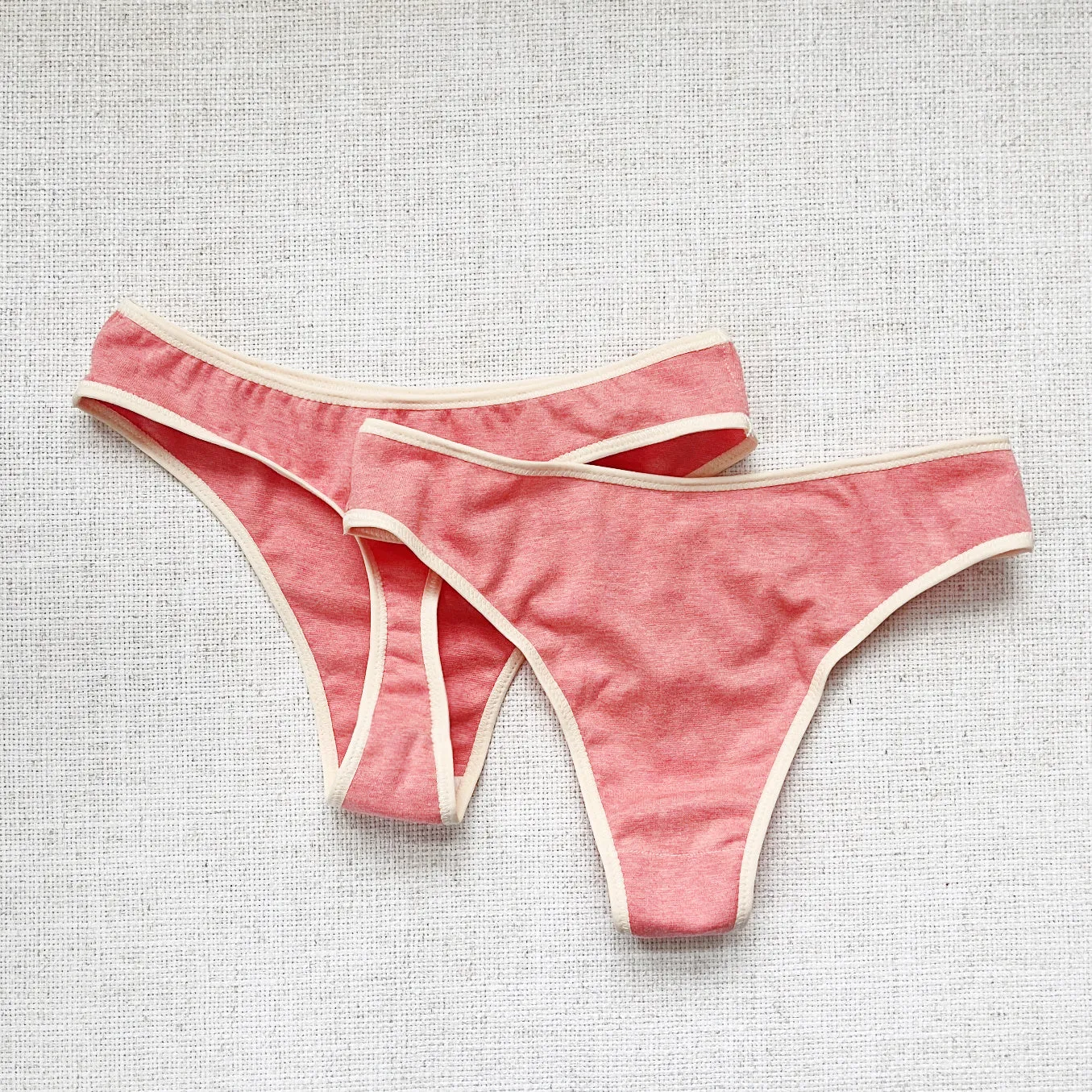 Organic cotton or wool thong