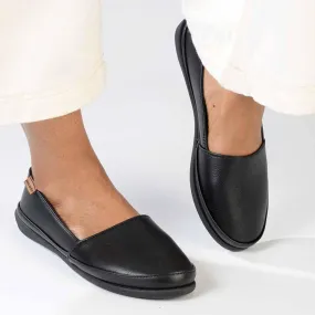 Pierre Cardin Comfort Ballerina Loafer - Black