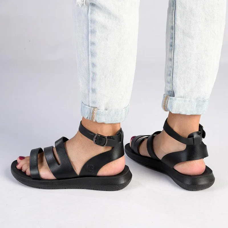 Pierre Cardin Ember 4 Strappy Sandal - Black