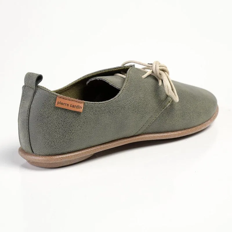 Pierre Cardin Ladies Riviera Lace Up - Olive