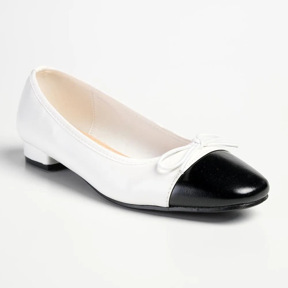 Pierre Cardin Melisse Pump - White / Black