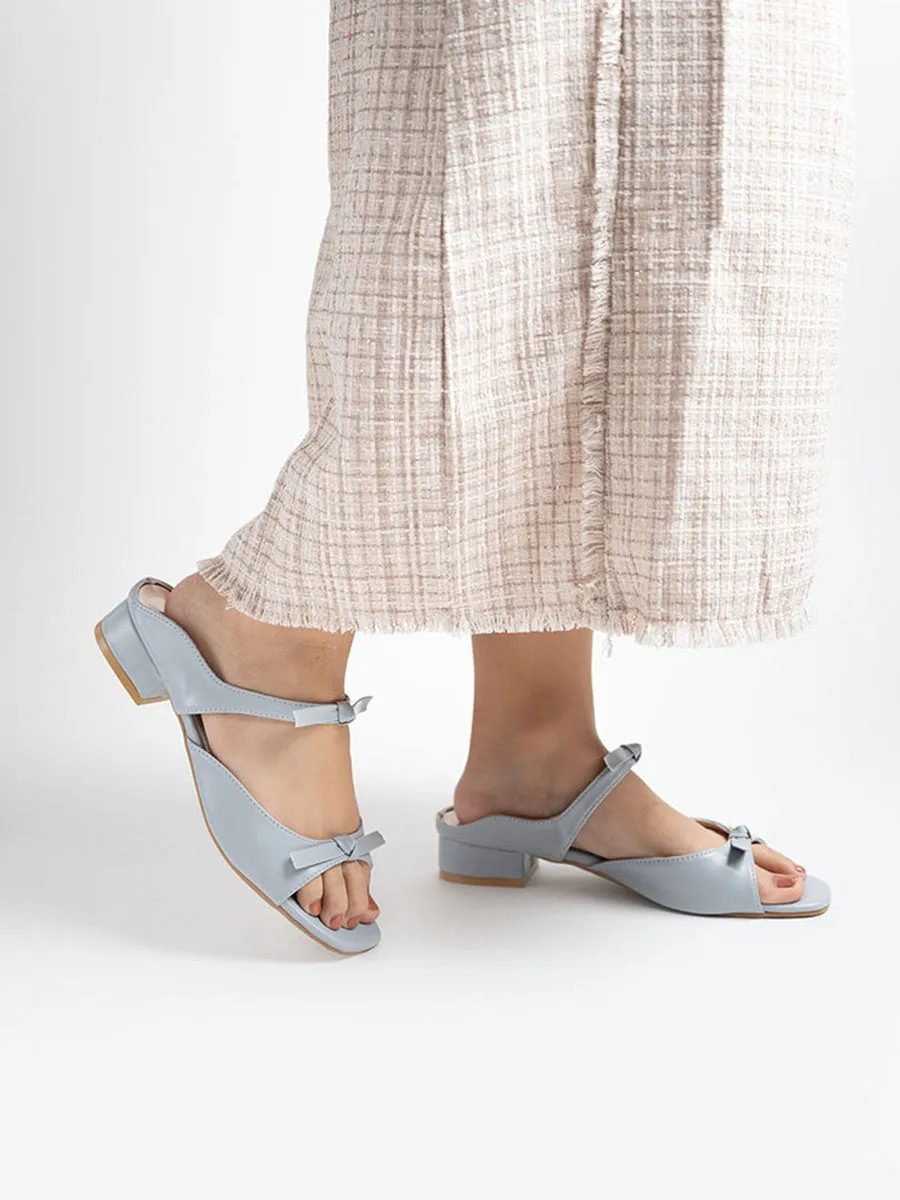 Ribbon Sandal Mules