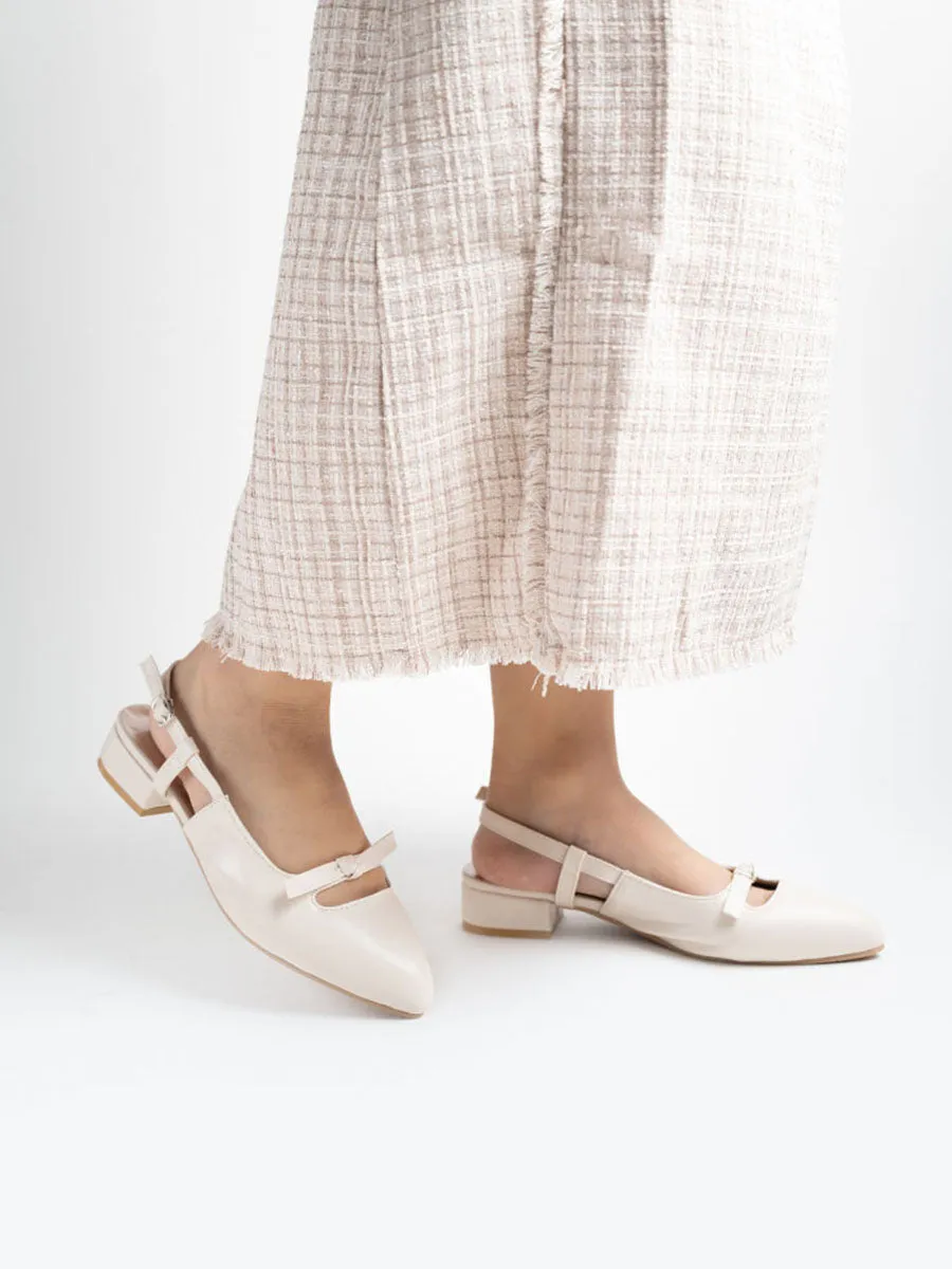 Ribbon Slingback Flats