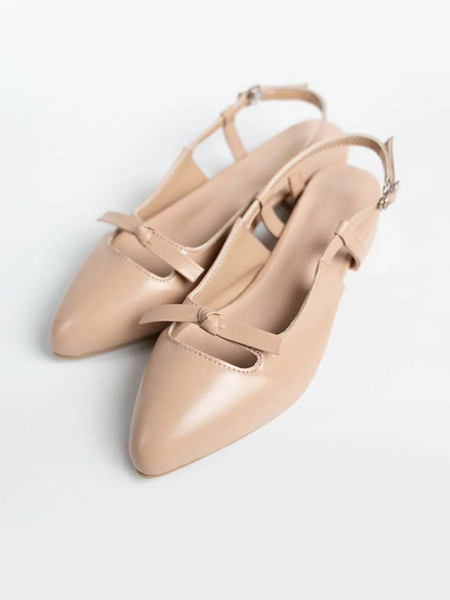 Ribbon Slingback Flats